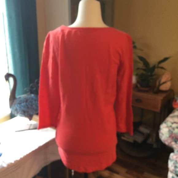 Eddie Bauer 3/4 sleeve , 1/4 button front t-shirt - Picture 4 of 5